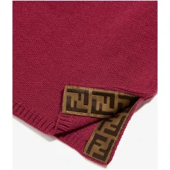Wool Knit Logo Skirt