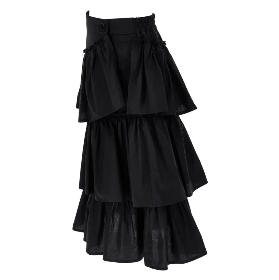 Wrap Poplin Skirt