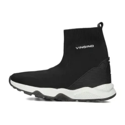 Wysokie Sneakersy z Designem Skarpetki