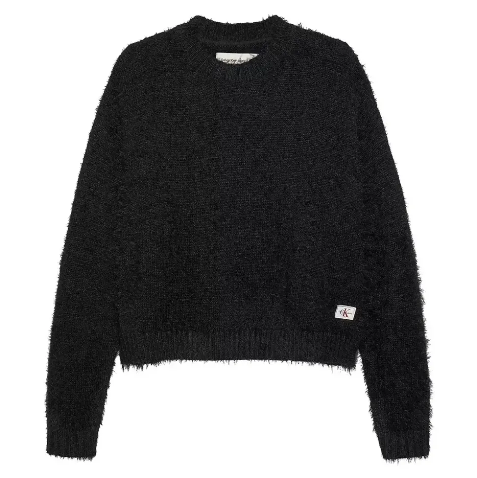 Wzorzysty Sweter Dzianinowy